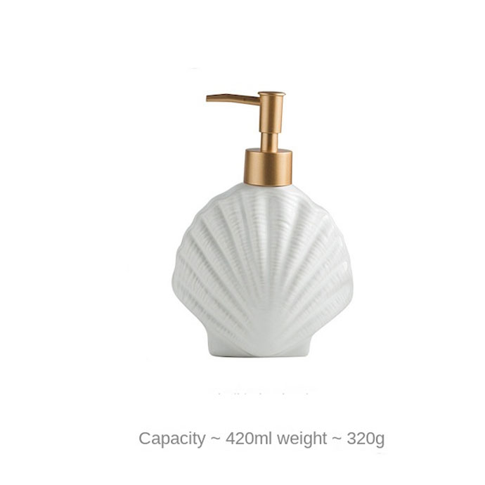 Ceramic Pearl Soap Dispenser photo