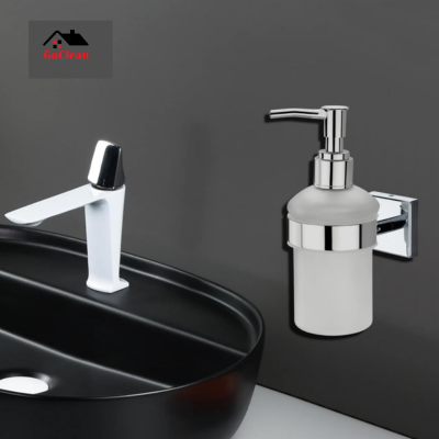 Glass Soap Dispenser Wall Mount photo