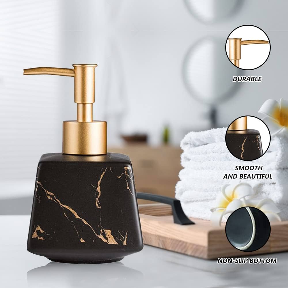 Ceramic Marble Soap Dispenser photo