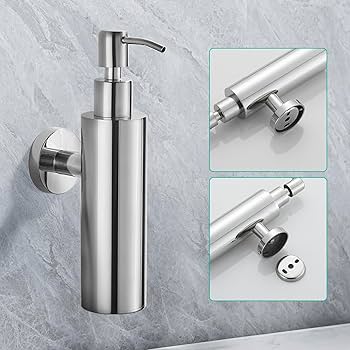 Stainless Steel Wall Mounted soap Dispenser photo