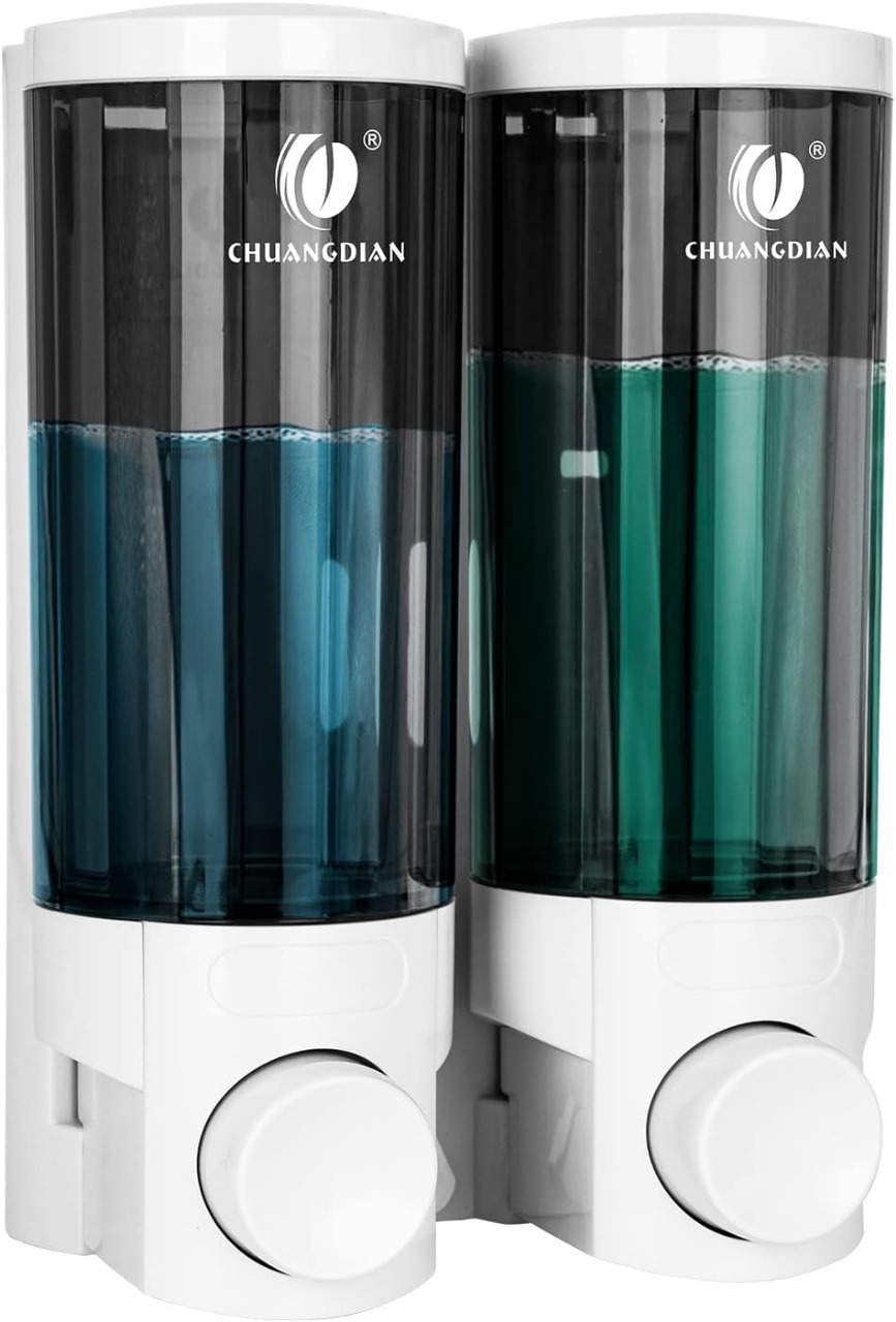 Premium Double Dispenser - White photo