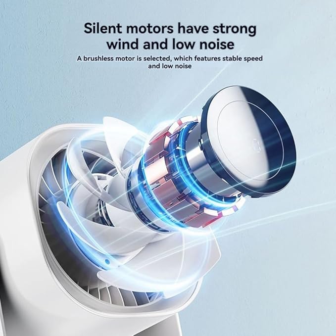 Sonora Desktop Fan - White photo