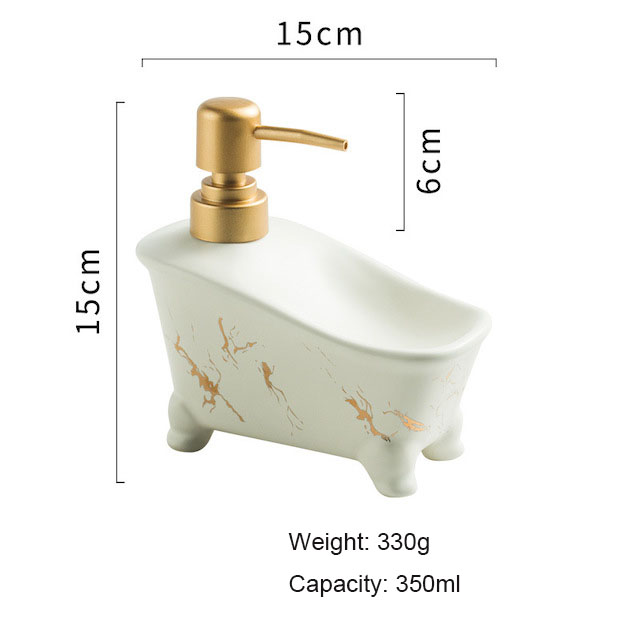 Gold Marble Decorative-White photo