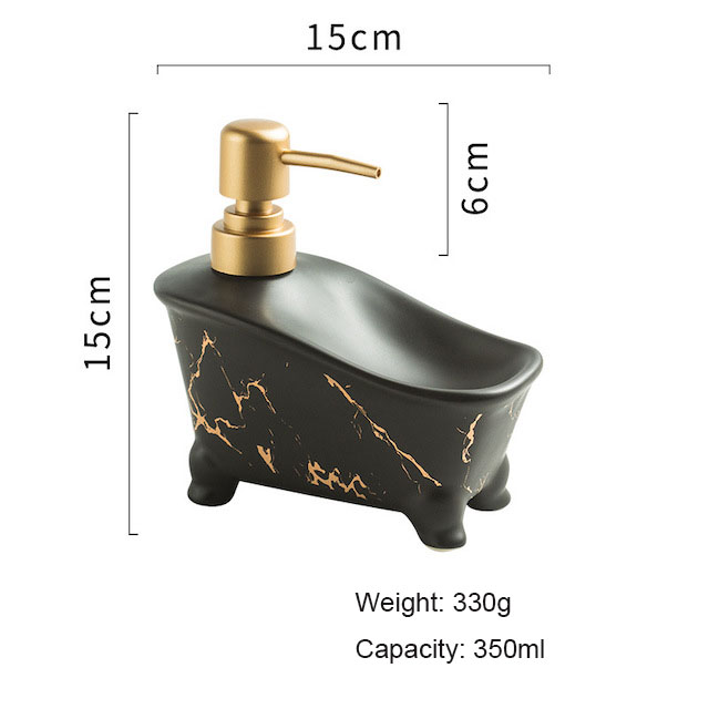 Marble Gold Decorative-Black photo