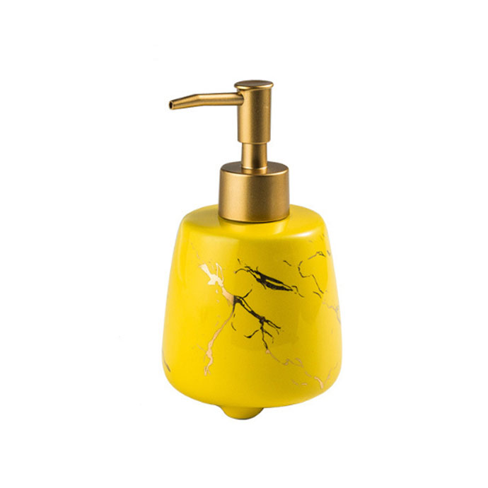 Marble Gold Dot - Yellow photo