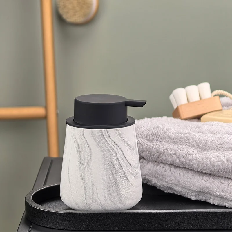 Dimond Patterned Dispenser - White photo