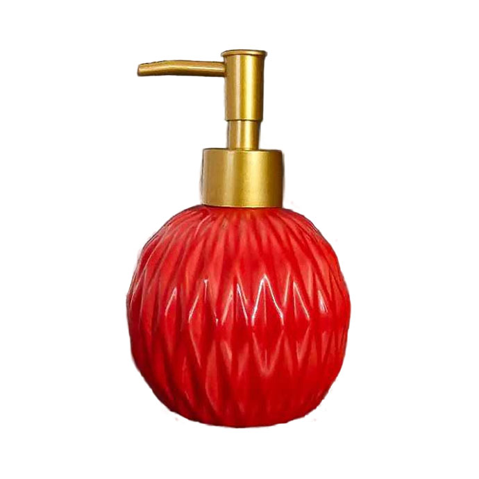 Pyramid Red Soap Dispenser photo